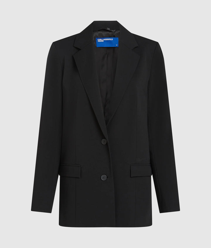 Karl Lagerfeld Quote Blazer | Black