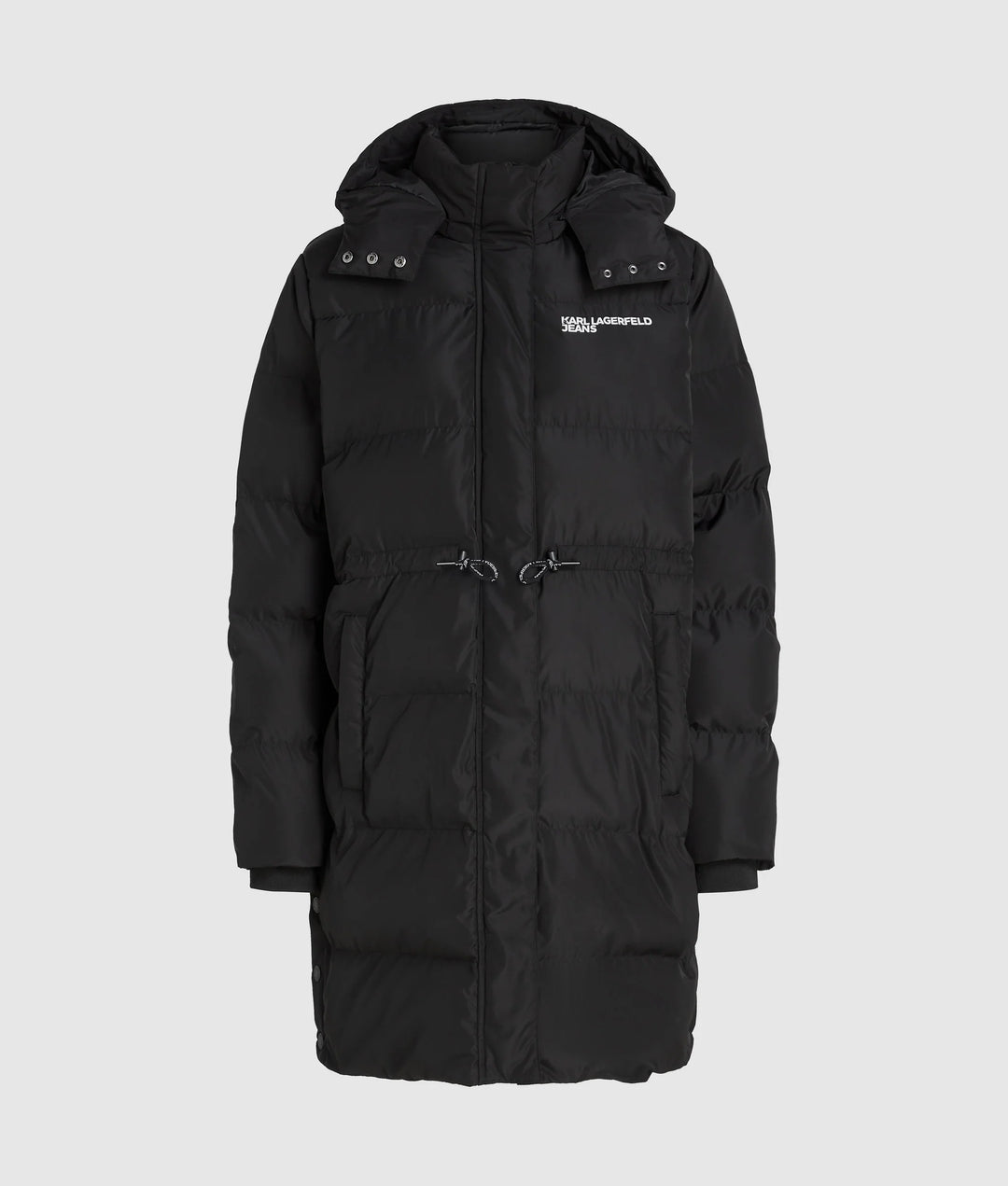 Karl Lagerfeld Women's Long Puffer Jacket | Black