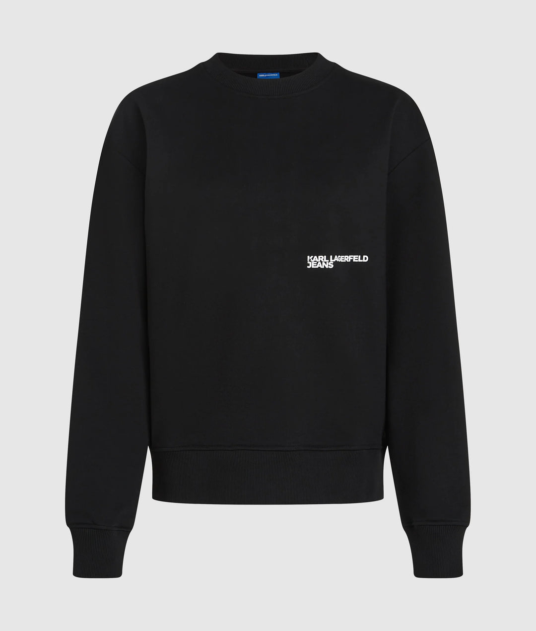 Karl Lagerfeld Women's Relaxed Karl Quote Sweatshirt | Black