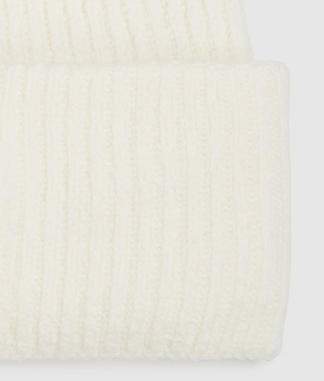 Karl Lagerfeld Unisex Logo Patch Long Beanie | Off White