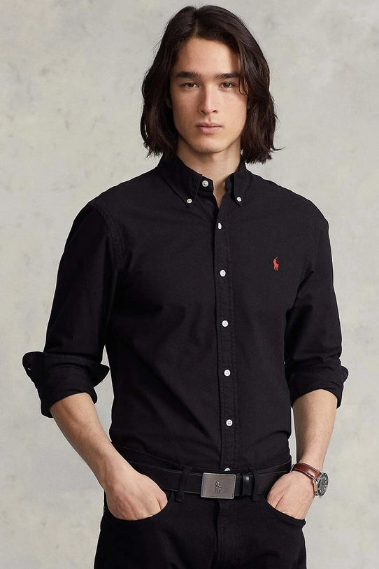 Ralph Lauren Oxford Slim Fit Shirt | Black