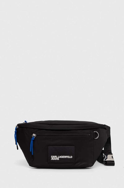 Karl Lagerfeld Street Nylon XL Bumbag | Black