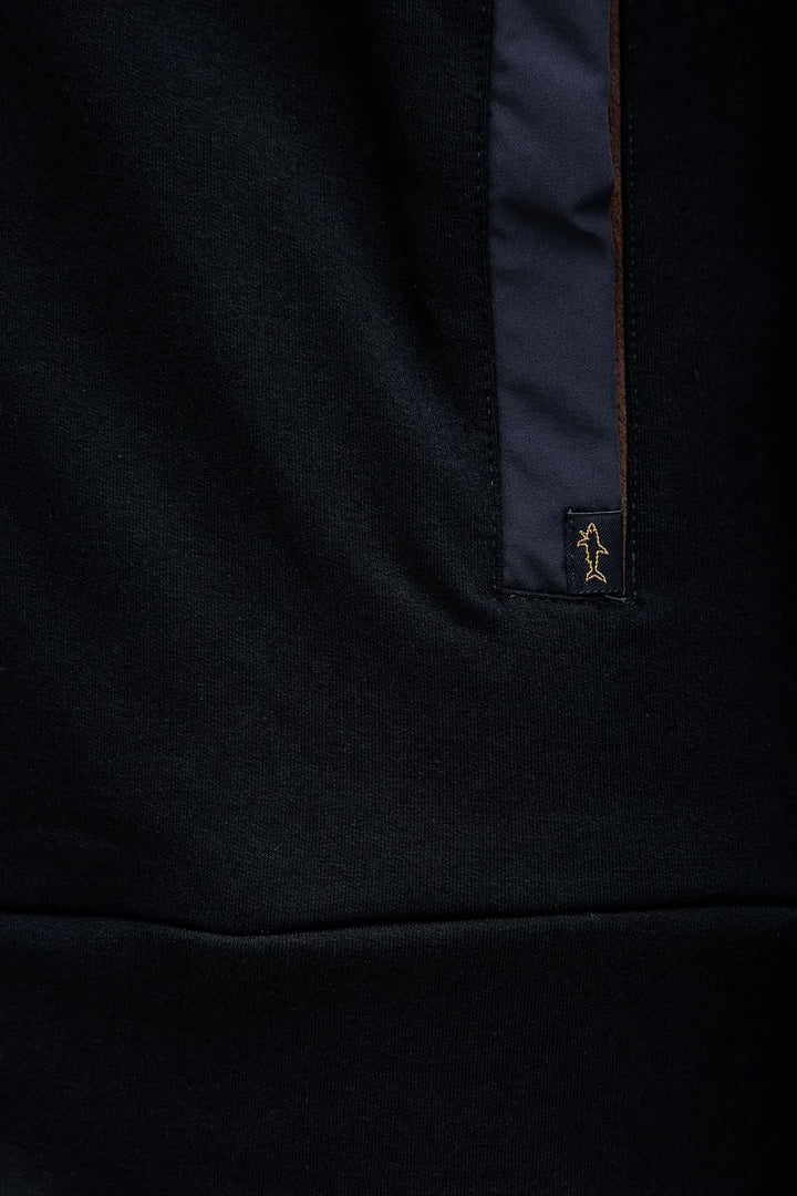 Paul & Shark XSoft Fleece Cotton Full Zip Sweatshirt | Navy