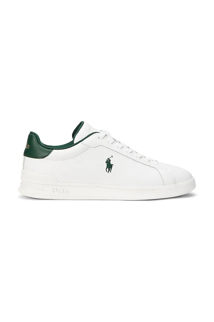 Ralph Lauren Men's Low Top Sneakers | White/Forest