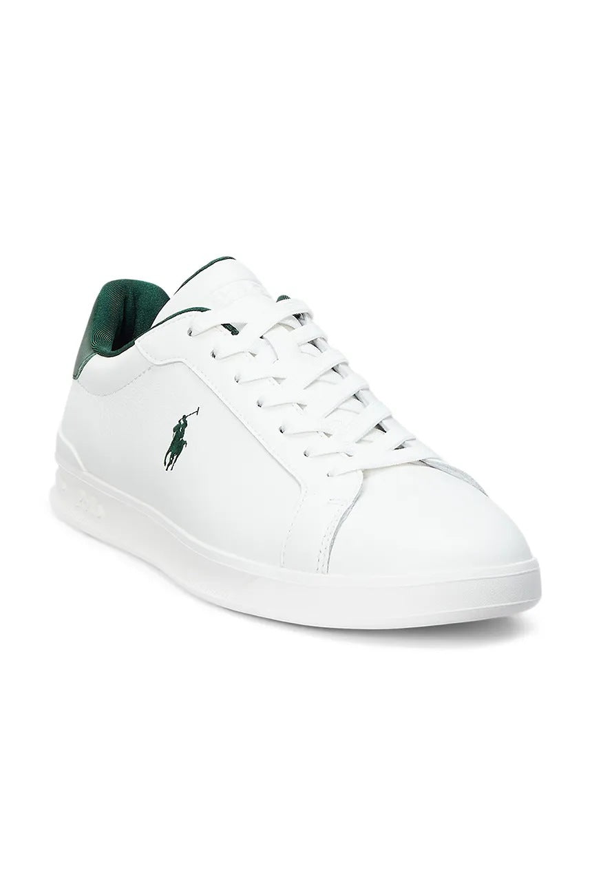 Ralph Lauren Men's Low Top Sneakers | White/Forest