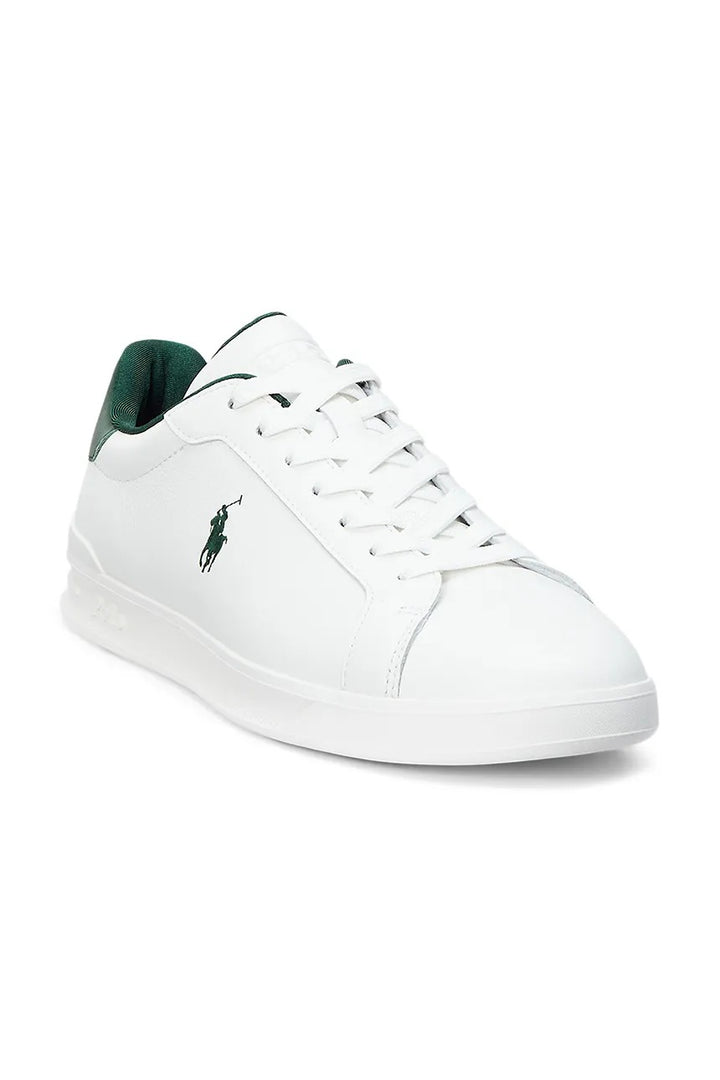 Ralph Lauren Men's Low Top Sneakers | White/Forest
