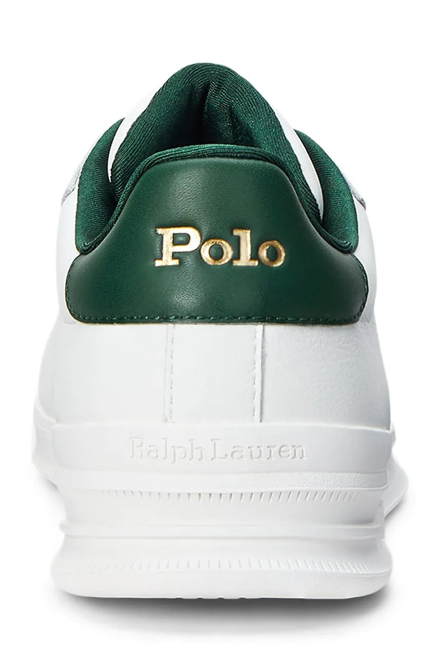 Ralph Lauren Men's Low Top Sneakers | White/Forest