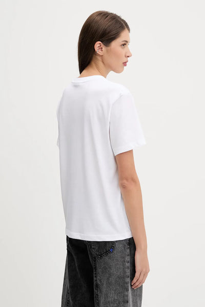 Karl Lagerfeld Regular K Logo Women's T-shirt | White