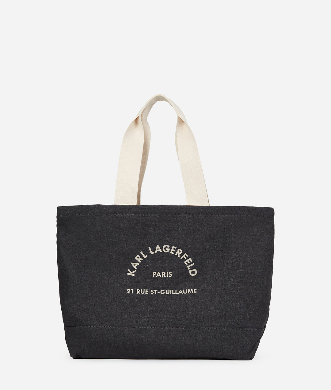 Karl Lagerfeld Rope Reversible Shopper Bag | White/Black