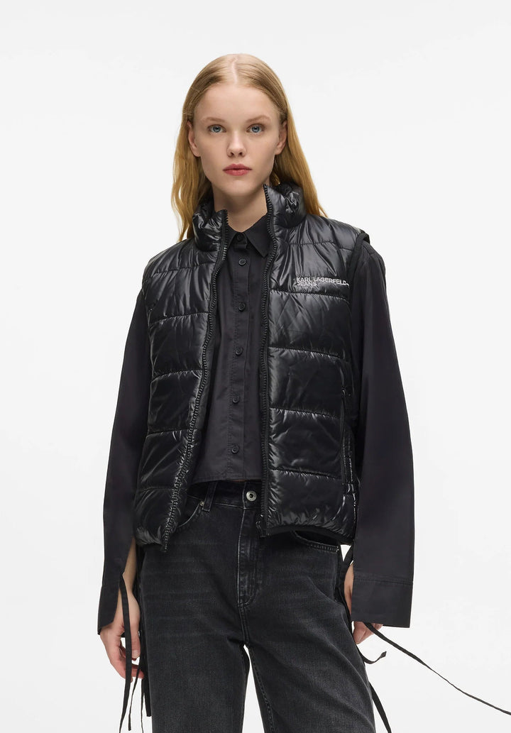 Karl Lagerfeld Reversible Padded Women's Gilet | Black