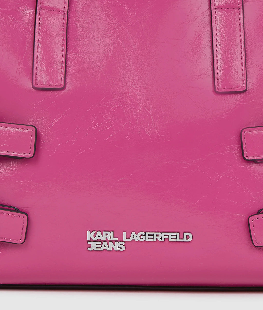 Karl Lagerfeld Buckle Bowling Bag | Very Berry