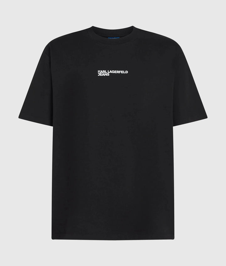Karl Lagerfeld Regular Frame Logo Men's T-shirt | Black