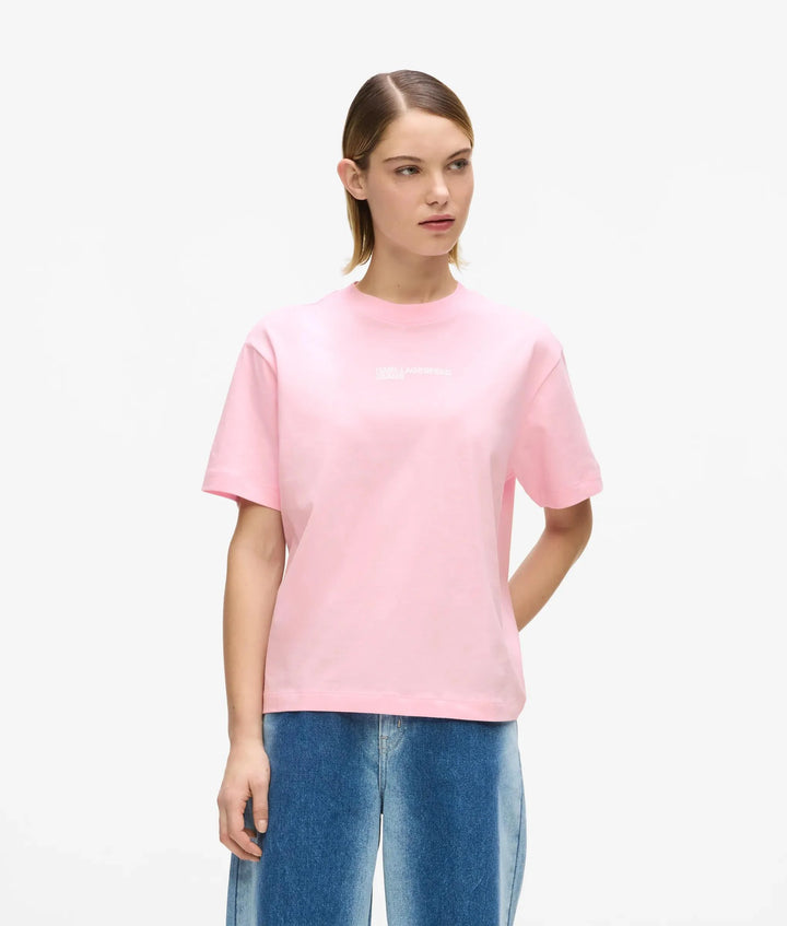 Karl Lagerfeld Regular Fit Frame Logo Women's T-shirt | Fairytale