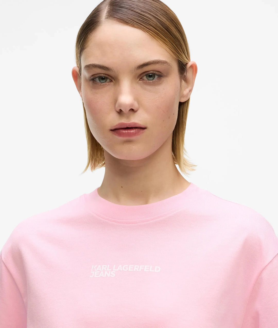 Karl Lagerfeld Regular Fit Frame Logo Women's T-shirt | Fairytale