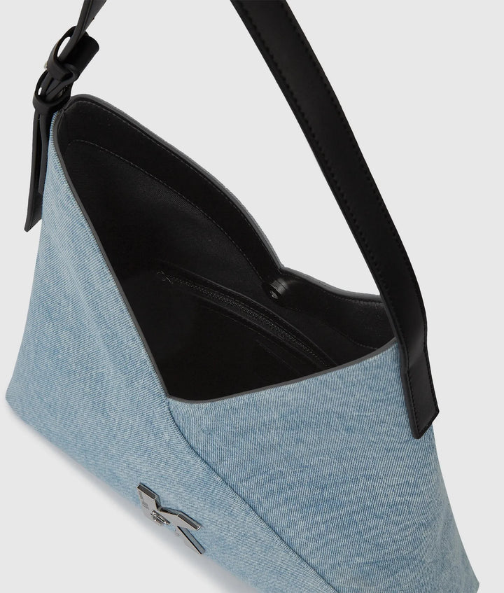 Karl Lagerfeld Geo Small Denim Tote Bag | Acid Light