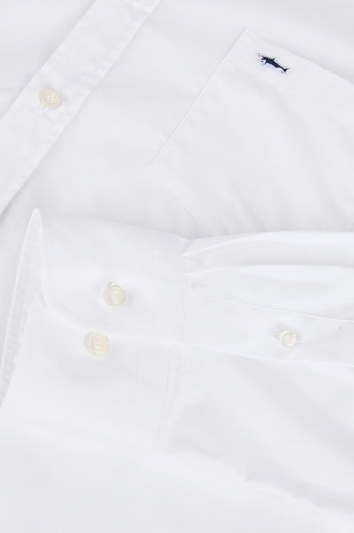 Paul & Shark Cotton Poplin Shirt | White
