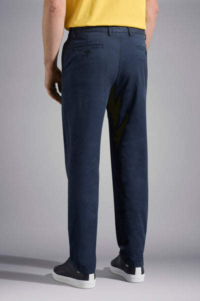 Paul & Shark Stretch Cotton Trousers | Navy