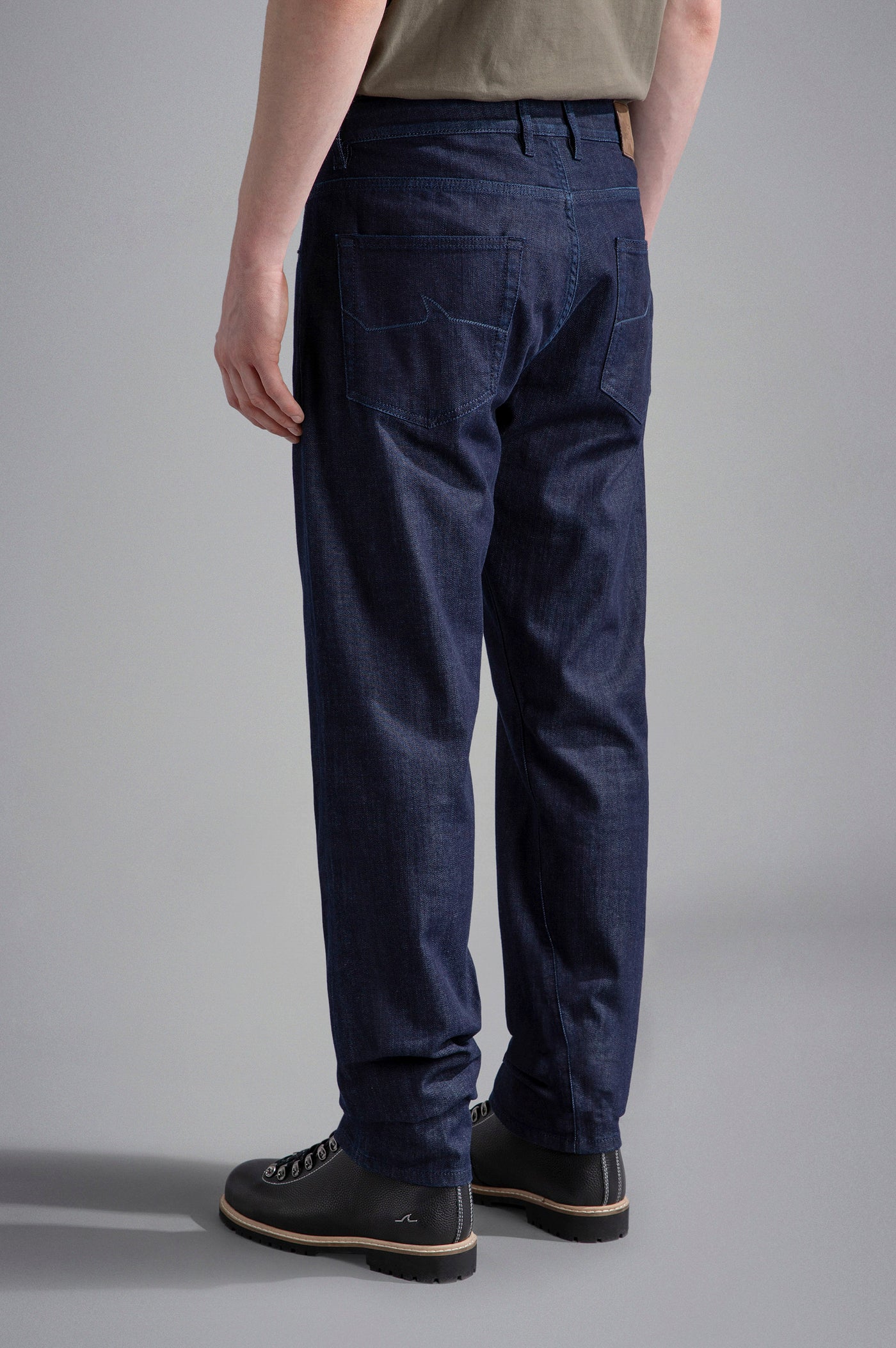 Paul & Shark Giza Cotton Denim Jeans | Navy