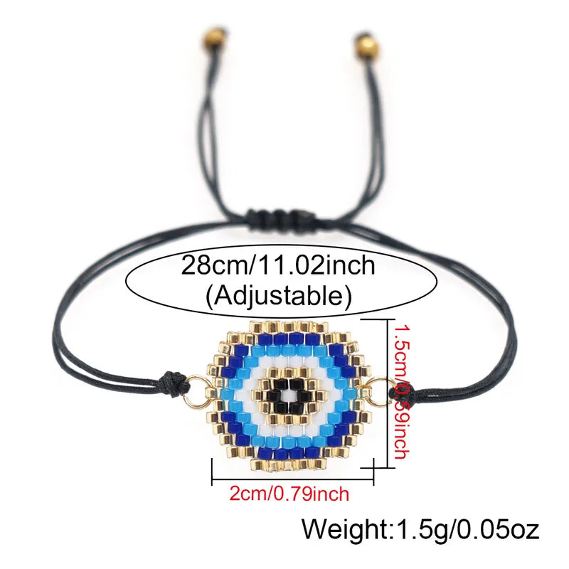 Never Needy Casual String Stretch Adjustable Bracelet | Black 698