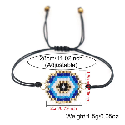 Never Needy Casual String Stretch Adjustable Bracelet | Black 698