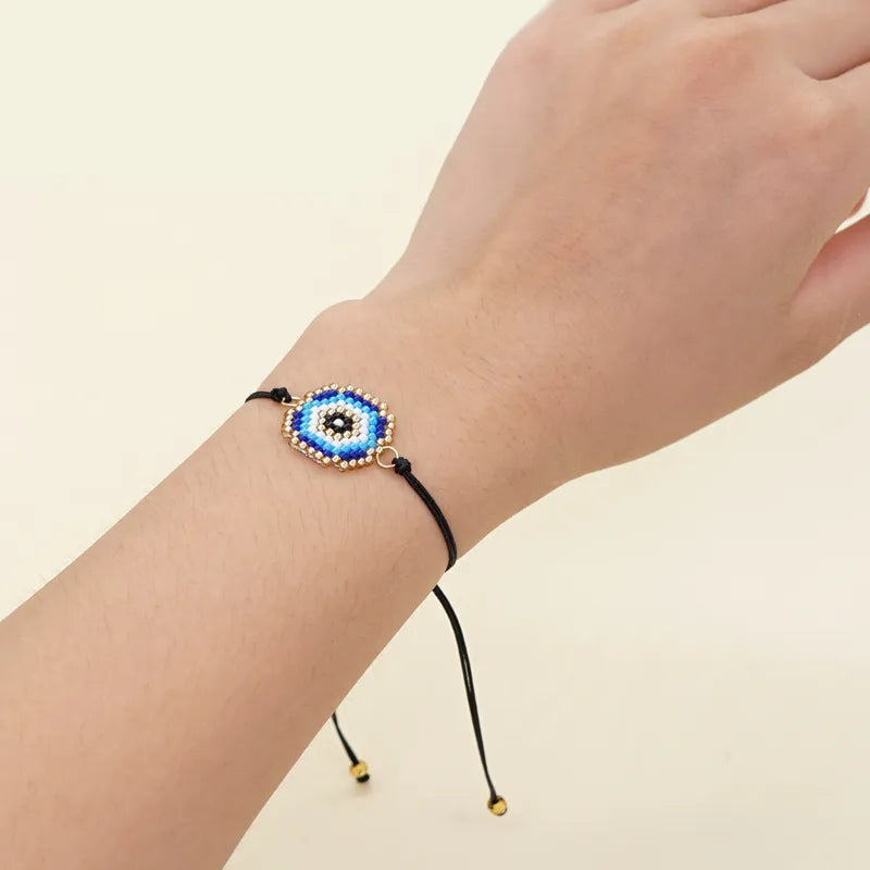 Never Needy Casual String Stretch Adjustable Bracelet | Black 697
