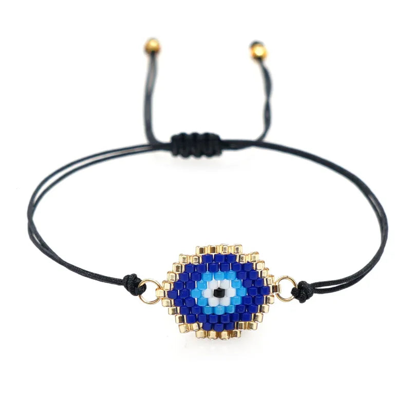 Never Needy Casual String Stretch Adjustable Bracelet | Black 697
