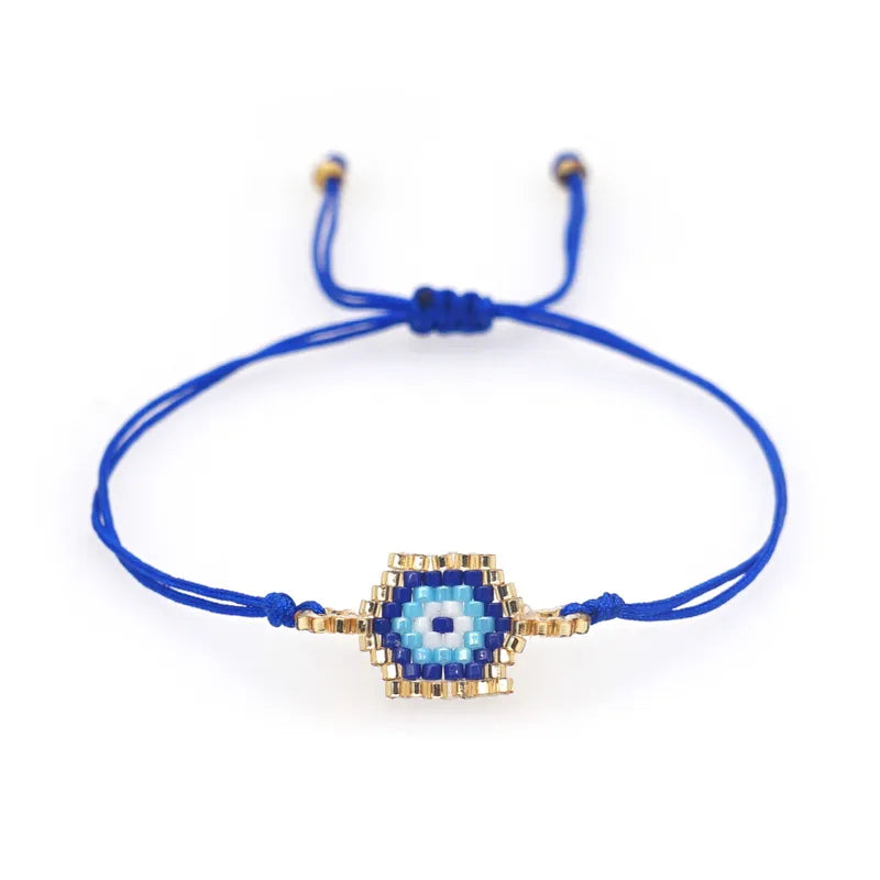 Never Needy Casual String Stretch Adjustable Bracelet | Blue
