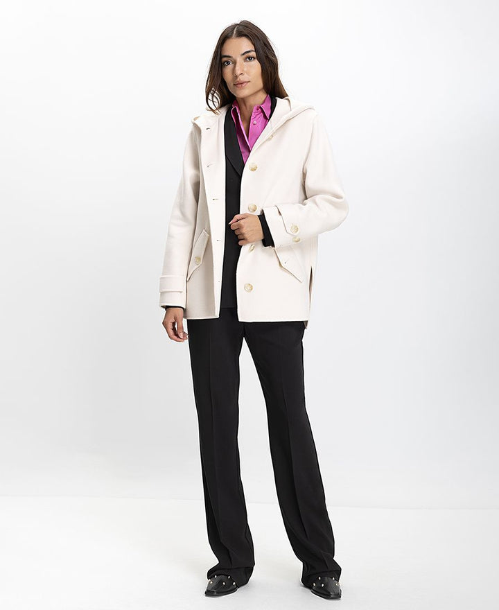 PennyBlack Newport Short Coat | Ivory