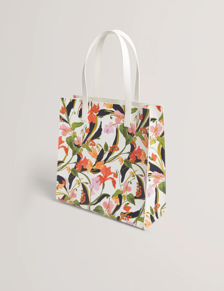 Ted Baker Flowela Floral Printed Icon Bag | Cream