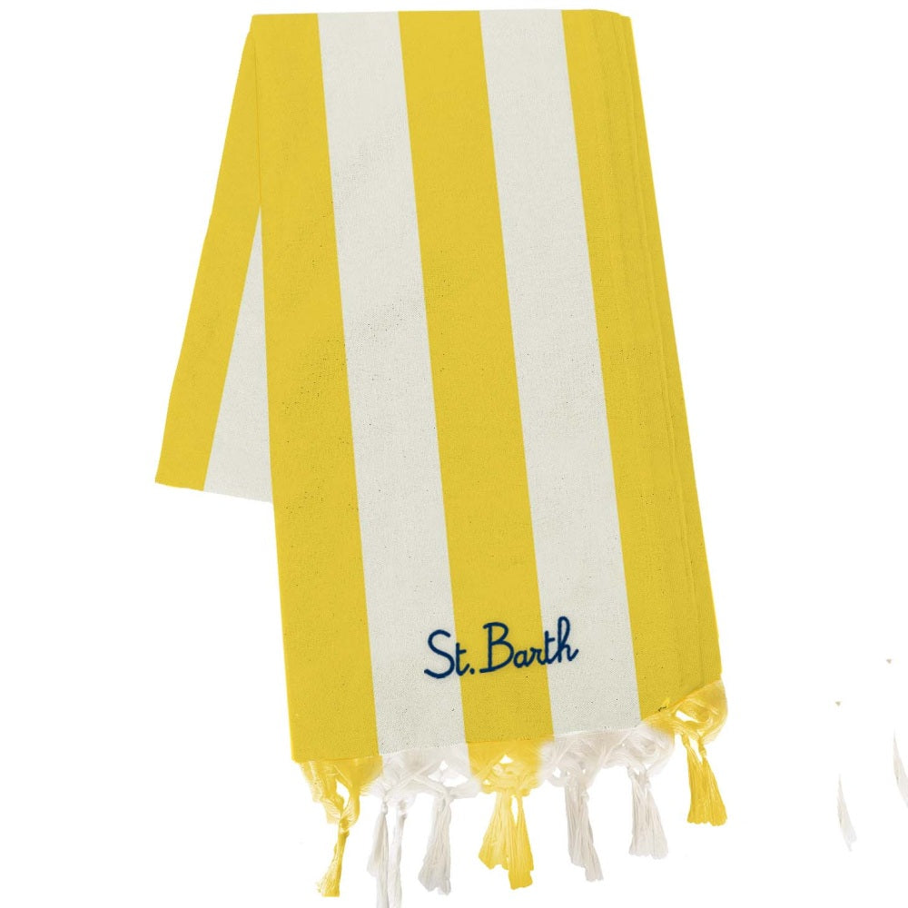 MC2 Saint Barth Fouta Lightweight with Stripes | Yellow