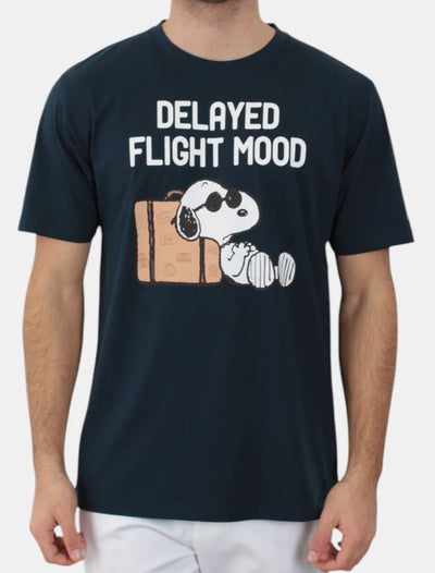 MC2 Saint Barth Classic Fit T-shirt Flight Mood | Navy