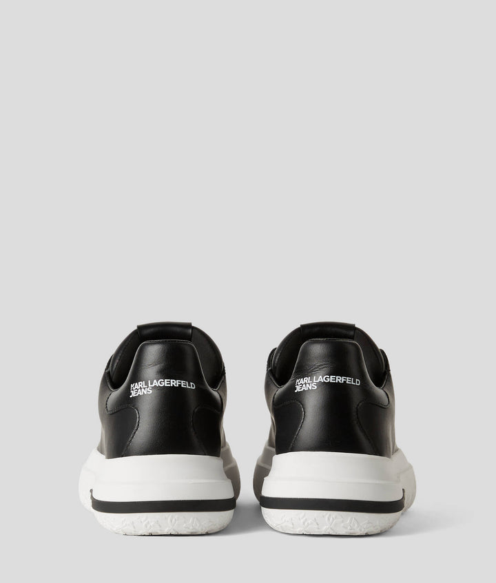 Karl Lagerfeld Men's Leather Sneakers | Black
