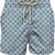 MC2 Saint Barth Lightweight Fabric Swim Shorts Lighting with Lobster | Blue/White
