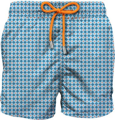 MC2 Saint Barth Mid Length Swim-shorts | Light Blue