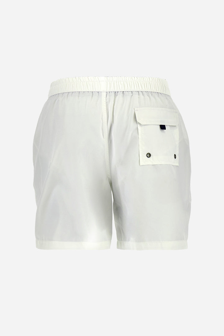 La Martina Regular Fit Nylon Swimsuit - Clint | White