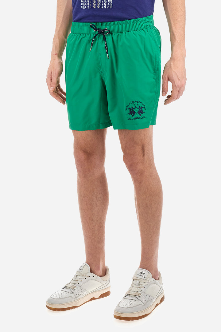 La Martina Regular Fit Nylon Swimsuit - Clint | Green