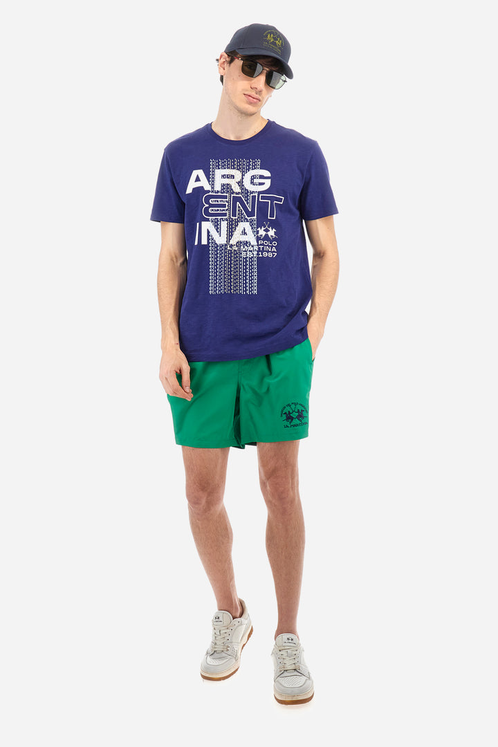 La Martina Regular Fit Nylon Swimsuit - Clint | Green