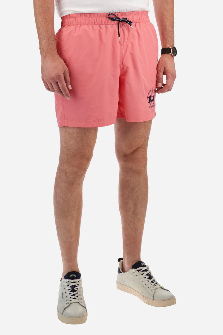 La Martina Regular Fit Nylon Swimsuit - Clint | Pink