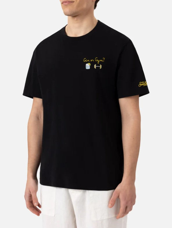 MC2 Saint Barth Classic Fit T-shirt Gin or Gym | Black