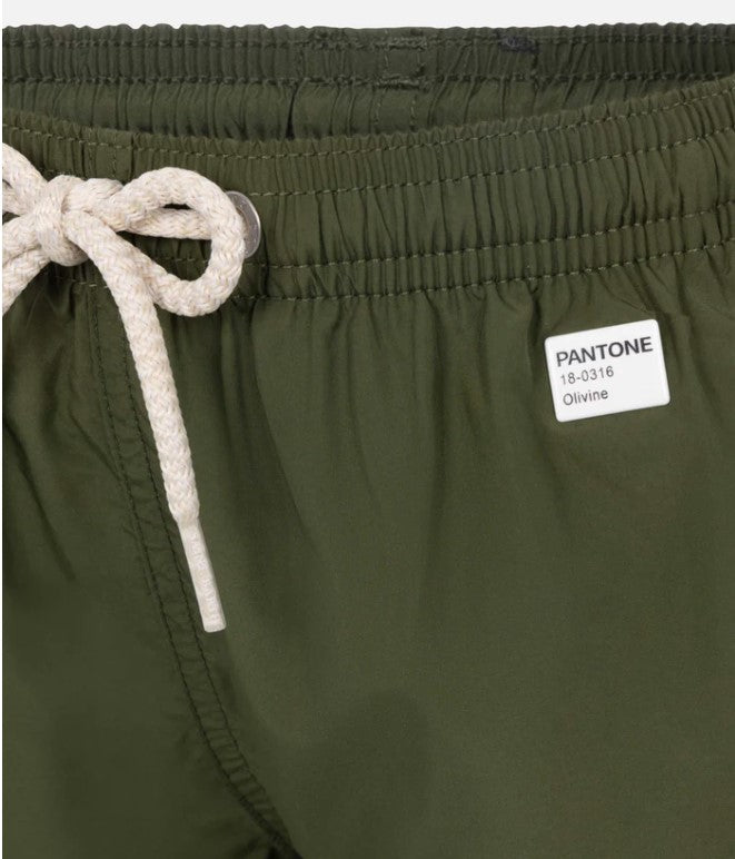 MC2 Saint Barth Lightweight Swim Shorts PANTONE® SPECIAL EDITION | Military