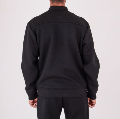 Paul & Shark Metal Shark Tech Fleece Full Zip Sweatshirt | Black