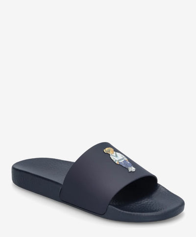 Ralph Lauren Men's Heritage Bear Slide | Navy