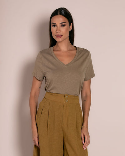 Never Needy Cotton Top | Sand