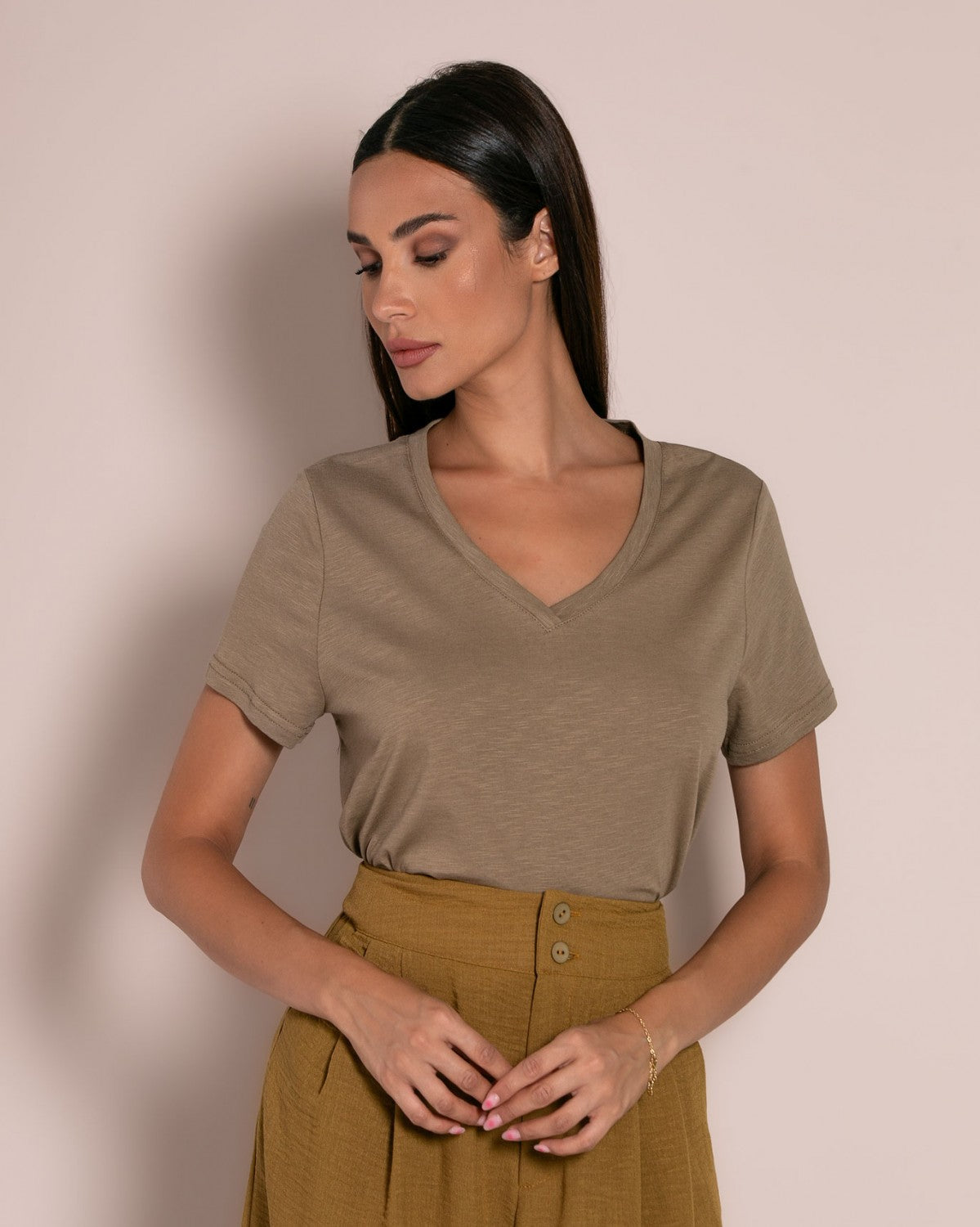 Never Needy Cotton Top | Sand