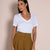 Never Needy Cotton Top | White