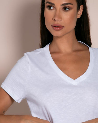 Never Needy Cotton Top | White