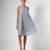 Never Needy Sleeveless Midi Dress | Grey/White