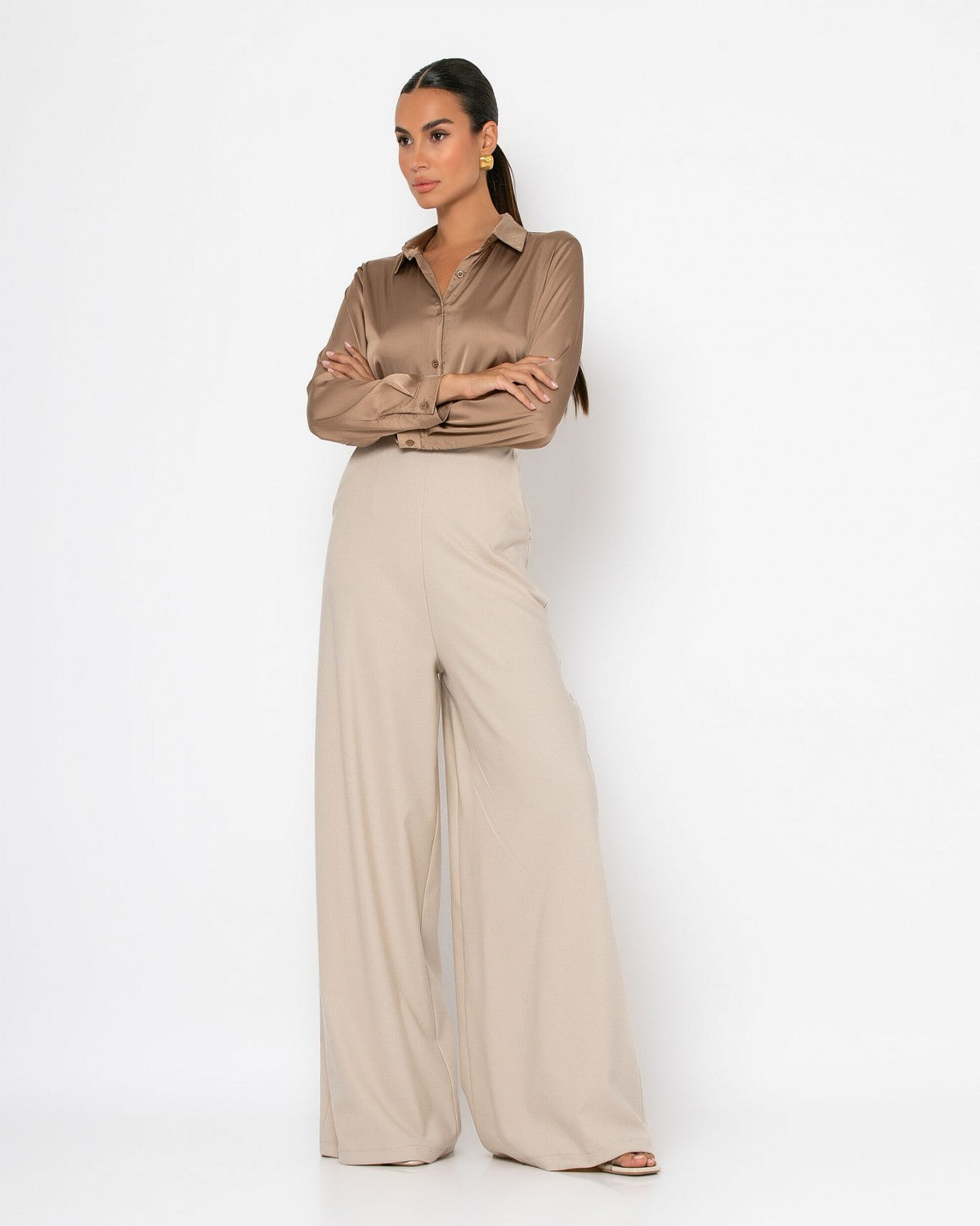 Never Needy Satin Shirt | Pouro