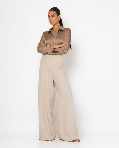 Never Needy Satin Shirt | Pouro