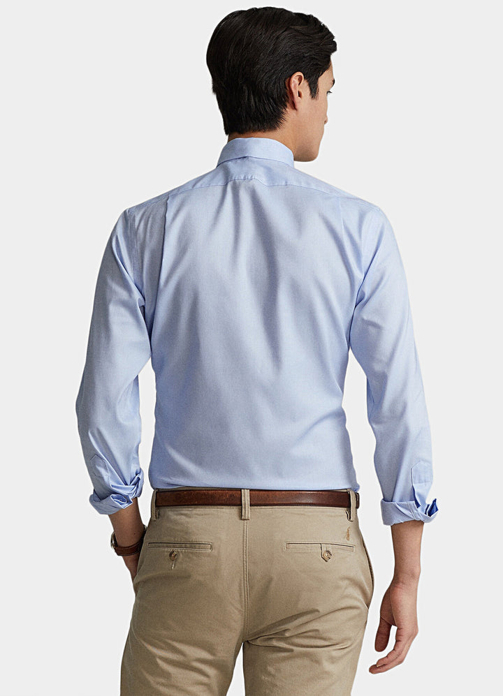 Ralph Lauren Slim Fit Dobby Shirt | Light Blue